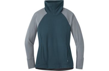 Image of Outdoor Research Trail Mix Cowl Pullover - Womens, Mediterranean/Lead, Medium, 2744411797007