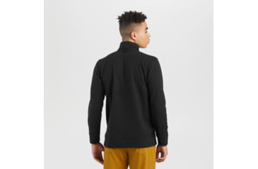 Image of Outdoor Research Trail Mix Snap Pullover II - Mens, Black, L, 2885480001008