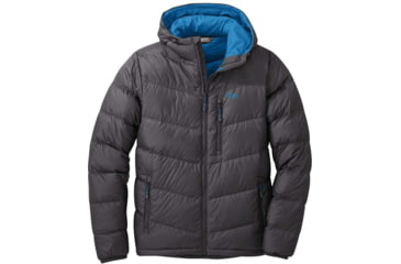 Image of Outdoor Research Transcendent Down Hoodie - Mens, Storm, Medium, 2680841288007