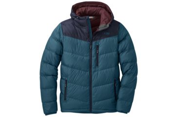 Image of Outdoor Research Transcendent Down Hoody - Mens, Prussian Blue/Ink, 2XL, 2680841609010
