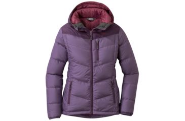 Image of Outdoor Research Transcendent Down Hoody - Womens, Amethyst/Pacific Plum, Medium, 2681051379007
