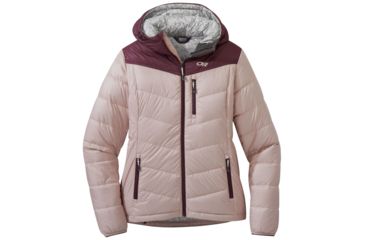 Image of Outdoor Research Transcendent Down Hoody - Womens, Cacao/Dune, Extra Large, 2681051725009