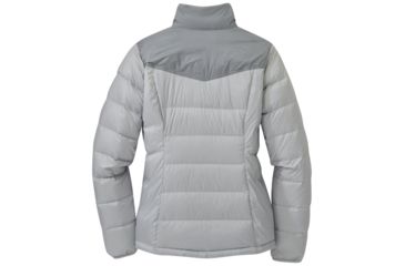 Image of Outdoor Research Transcendent Down Jacket - Womens, Smoke/Light Pewter, Large, 2681061620008