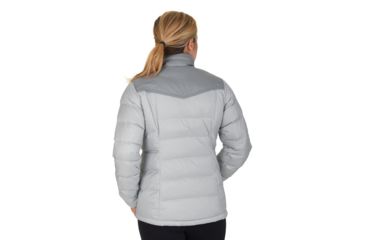 Image of Outdoor Research Transcendent Down Jacket - Womens, Smoke/Light Pewter, Large, 2681061620008
