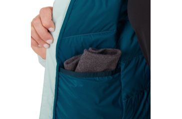 Image of Outdoor Research Transcendent Down Jacket - Womens, Waterfall/Prussian Blue, Large, 2681061628008