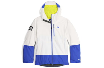 Image of Outdoor Research Tungsten II Jacket - Womens, Snow/Ultramarine, Extra Large, 3005912561009