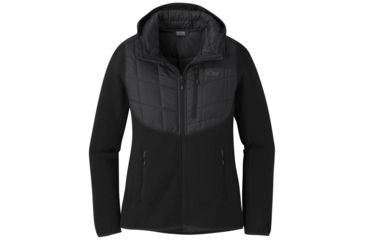 Image of Outdoor Research Vashon Hybrid Full-Zip - Womens, Black Heather, XS, 2681330012005