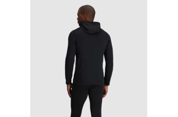 Image of Outdoor Research Vigor Grid Fleece Full Zip Hoodie - Mens, Black, 2XL, 3005030001010