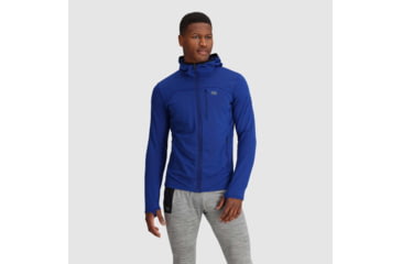 Image of Outdoor Research Vigor Grid Fleece Full Zip Hoodie - Mens, Galaxy, 2XL, 3005032274010