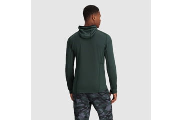 Image of Outdoor Research Vigor Grid Fleece Full Zip Hoodie - Mens, Grove, Extra Large, 3005032445009