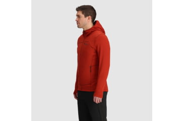 Image of Outdoor Research Vigor Grid Fleece Full Zip Hoodie - Mens, Jupiter, S, 3005032756006