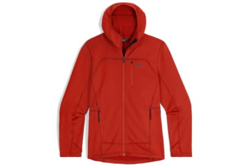 Image of Outdoor Research Vigor Grid Fleece Full Zip Hoodie - Mens, Jupiter, S, 3005032756006