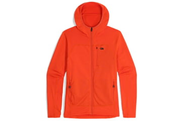 Image of Outdoor Research Vigor Grid Fleece Full Zip Hoodie - Mens, Spice, Small, 3005032448006