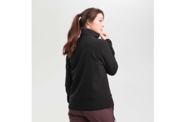 Image of Outdoor Research Vigor Plus Fleece Jacket - Womens, Black, Extra Small, 2831960001005