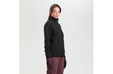 Image of Outdoor Research Vigor Plus Fleece Jacket - Womens, Black, Extra Small, 2831960001005