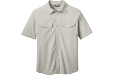 Image of Outdoor Research Wanderer Short Sleeve Shirt - Mens, Pebble, Large, 2745051569008