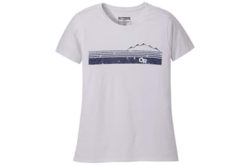 Image of Outdoor Research Warli Sky Ally Short Sleeve Tee - Womens, White, Extra Small, 2778130002005