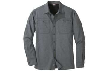 Image of Outdoor Research Wayward II Long Sleeve Shirt - Mens, Black, Small, 2681230001006