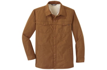 Image of Outdoor Research Wilson Shirt Jacket - Mens, Saddle, Medium, 2714631145007