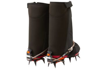 Image of Outdoor Research X-Gaiters, Black/Chili, Extra Small, 2692870144005