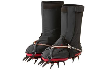 Image of Outdoor Research X-Gaiters, Black/Chili, Extra Small, 2692870144005