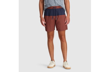 Image of Outdoor Research Zendo Multi Shorts - Mens, Brick/Naval Blue, M, 2876472296007