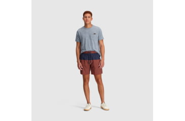 Image of Outdoor Research Zendo Multi Shorts - Mens, Brick/Naval Blue, M, 2876472296007