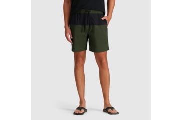 Image of Outdoor Research Zendo Multi Shorts - Mens, Verde/Black, S, 2876472359006