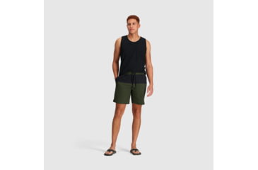 Image of Outdoor Research Zendo Multi Shorts - Mens, Verde/Black, S, 2876472359006