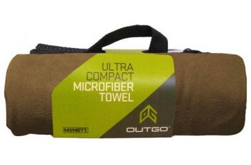 Image of Outgo Microfiber Towel, 30 x 50 in., Mocha UG68131