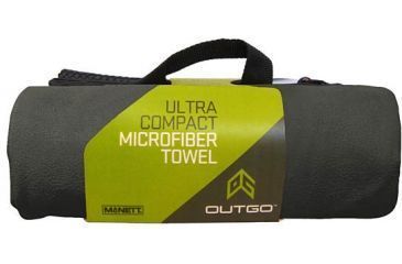 Image of Outgo Microfiber Towel, 30 x 50 in., Moss UG68134