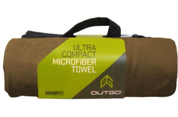 Image of Outgo Microfiber Towel, 35 x 62 in., Brown UG69026