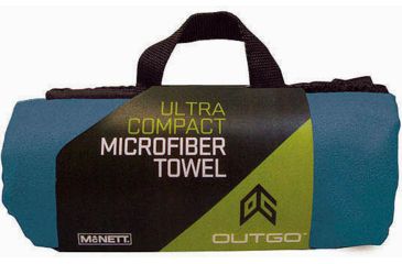 Image of Outgo Microfiber Towel, 35 x 62 in., Deep Blue UG69042