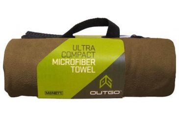 Image of Outgo Microfiber Towel, 35 x 62 in., Mocha UG68132