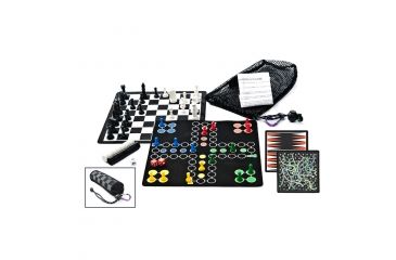 Image of Outside Inside 5 In 1 Roll-up Travel Game Set