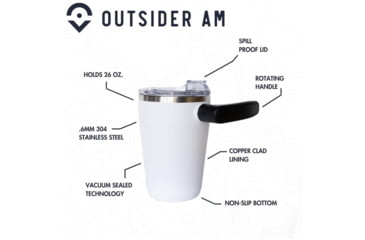 Image of Outsider The AM Travel Mug, Light Pink, 1006527