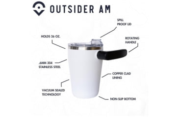 Image of Outsider The AM Travel Mug, Navy, 1006523