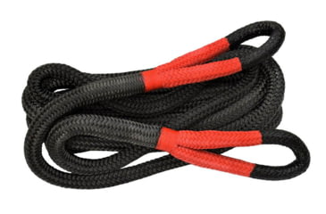 Image of Overland Vehicle Systems Brute Kinetic Recovery Strap 1inx30in with Storage Bag, Red/Black, 19009916