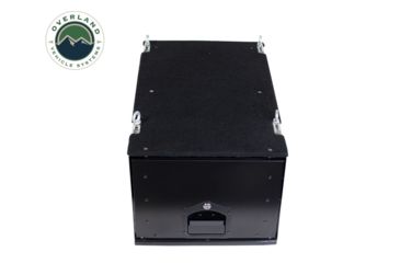 Image of Overland Vehicle Systems Cargo Box, Slide-Out Drawer Size, Powder Coated, Black, 21010301