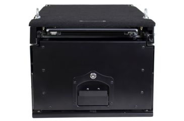 Image of Overland Vehicle Systems Cargo Box, Slide-Out Drawer &amp; Working Station Size, Powder Coated, Black, 21010201