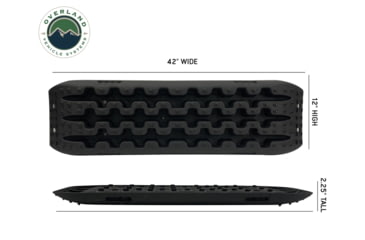 Image of Overland Vehicle Systems Combo Kit with Recovery Ramp and Multi Functional Shovel, Green, 22-4969