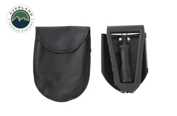 Image of Overland Vehicle Systems Combo Kit with Recovery Ramp and Multi Functional Shovel, Green, 22-4969