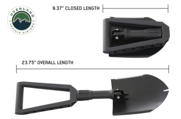 Image of Overland Vehicle Systems Combo Kit with Recovery Ramp and Multi Functional Shovel, Green, 22-4969