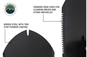 Image of Overland Vehicle Systems Combo Kit with Recovery Ramp and Multi Functional Shovel, Green, 22-4969