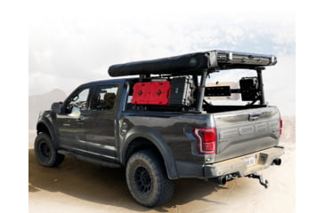Image of Overland Vehicle Systems Freedom Rack Systems - Rack, Uprights, Cross Bars and Side Support Bars, Black, 22040100
