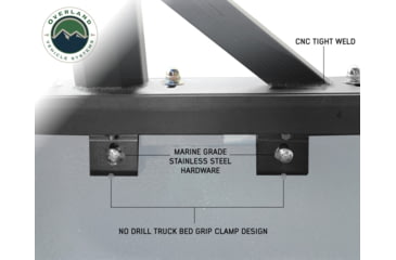 Image of Overland Vehicle Systems Freedom Rack Systems - Rack, Uprights, Cross Bars and Side Support Bars, Black, 22040100