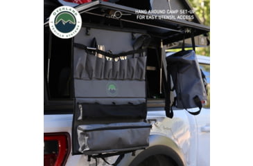 Image of Overland Vehicle Systems Kitchen Kit - 24 Piece Cooking and Utensil Kit, Hanging Carrying Case, Grey, 21010505