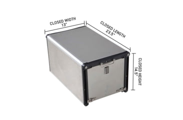 Image of Overland Vehicle Systems Komodo Camp Kitchen, Dual Grill, Skillet, Folding Shelves, Rocket Tower, 30100001