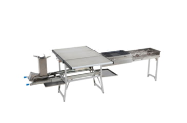 Image of Overland Vehicle Systems Komodo Camp Kitchen, Dual Grill, Skillet, Folding Shelves, Rocket Tower, 30100001