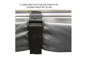 Image of Overland Vehicle Systems Nomadic 180 Awning w/ Bracket Kit and Extended Poles For Mid to High Roof Line Vans, Dark Gray, 19609908